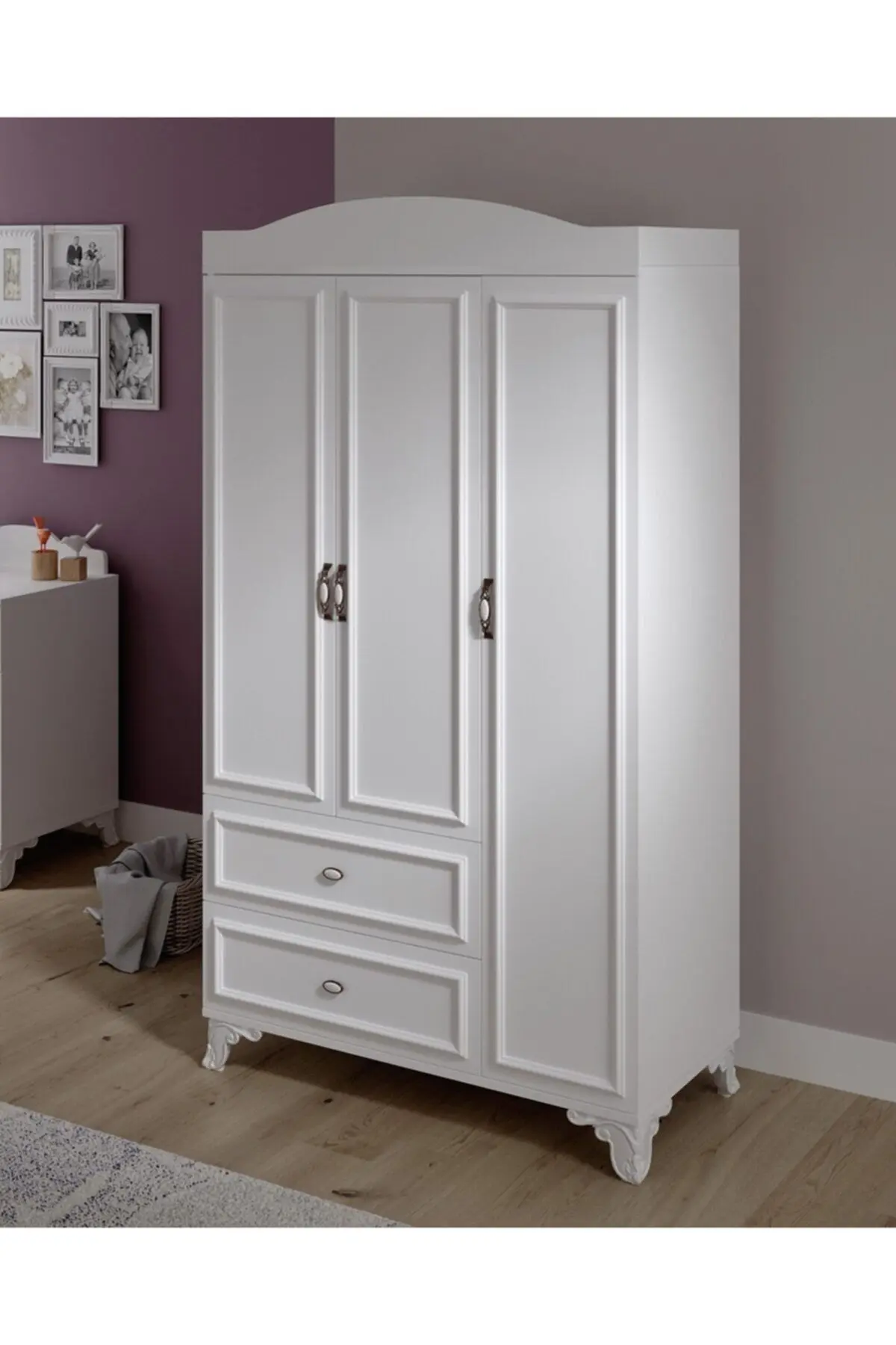 Lisa Büyüyebilen Bebek Odası Beyaz %100 Mdf