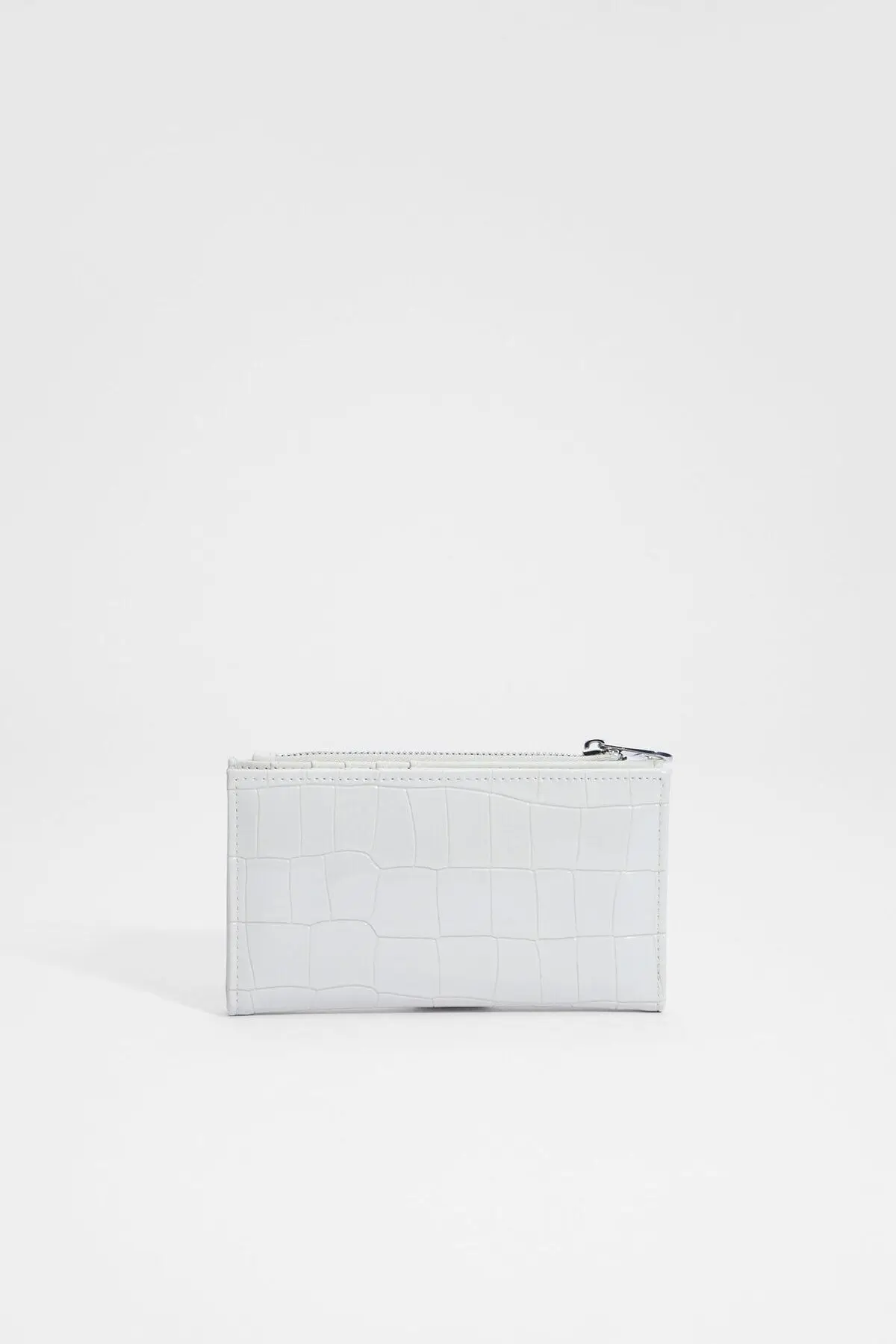 Timsah Deseni Görünümlü Basic Cüzdan