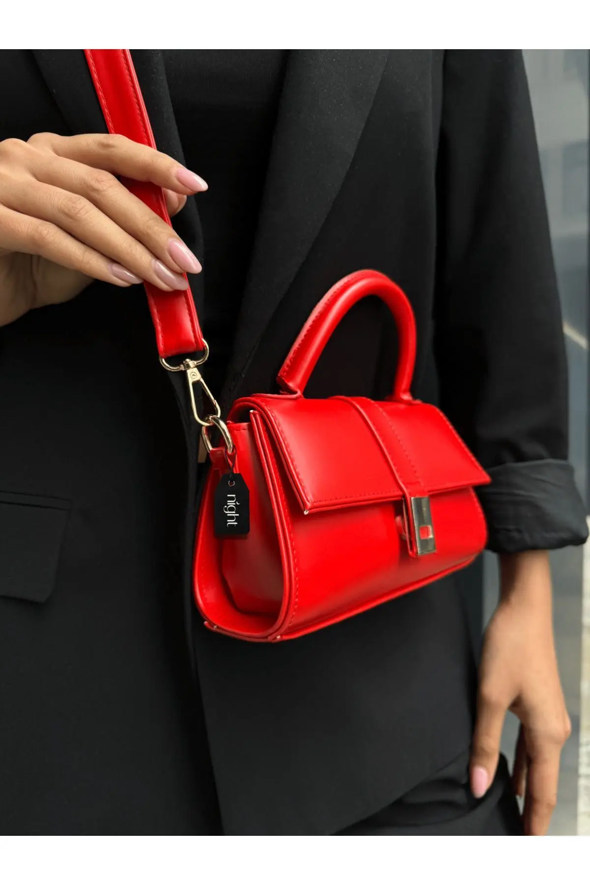 Paula Model Nar Çiçeği Kadın El Ve Omuz Çantası