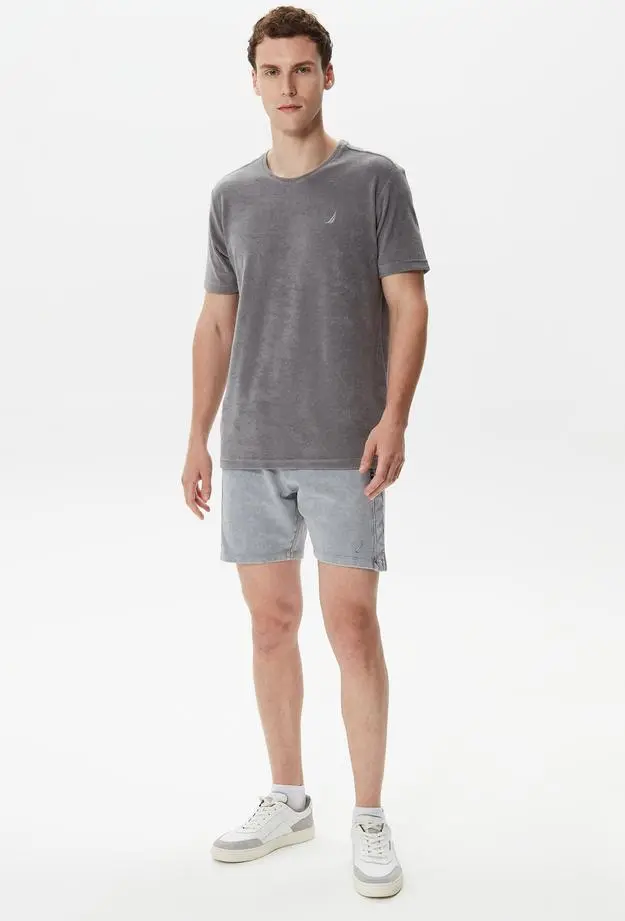 Nautica Erkek Gri T-Shirt