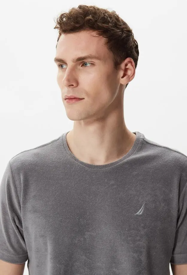 Nautica Erkek Gri T-Shirt