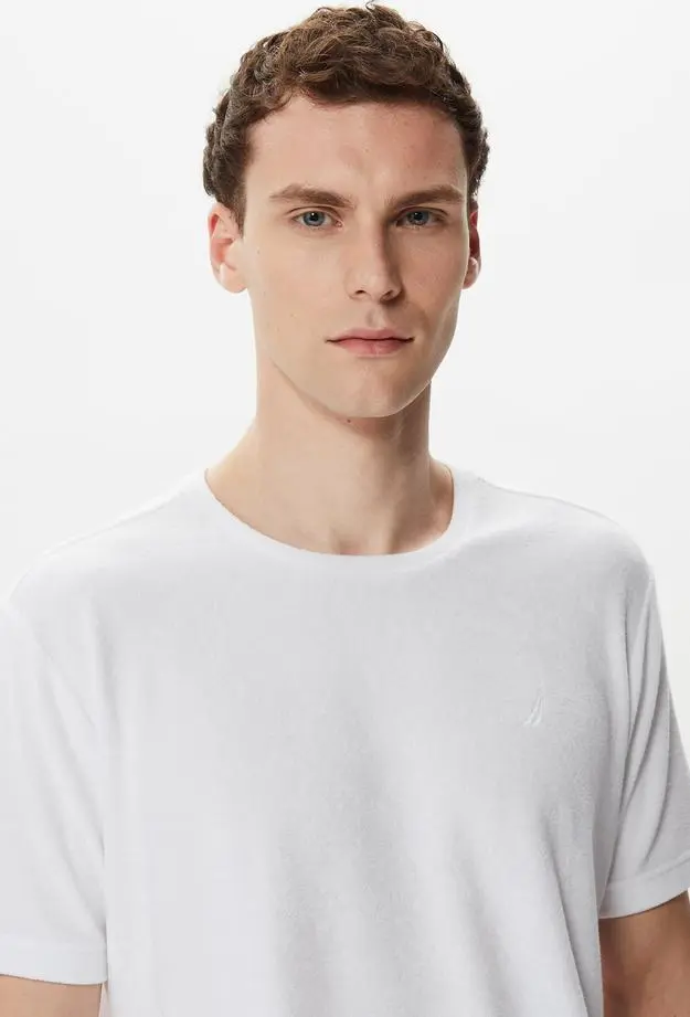 Nautica Erkek Beyaz T-Shirt