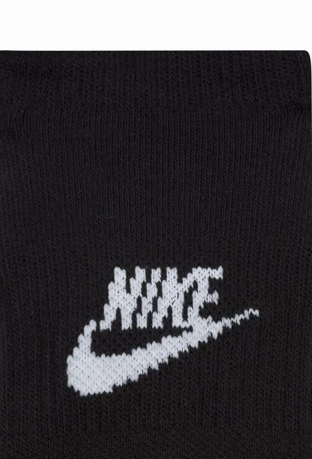 Nike Evryday Plus Cush Footie Unisex Siyah Çorap