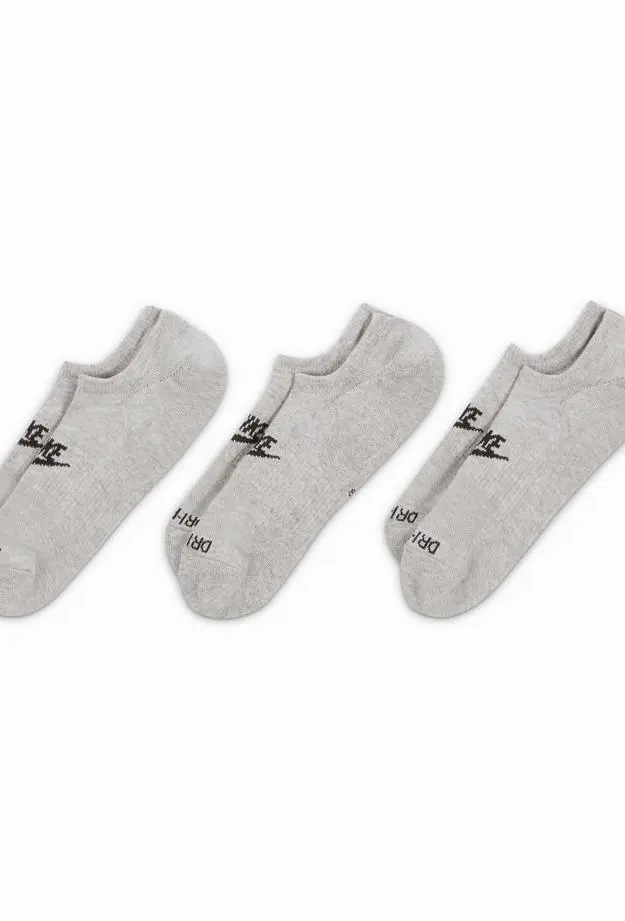 Nike Evryday Plus Cush Footie Unisex Gri Çorap