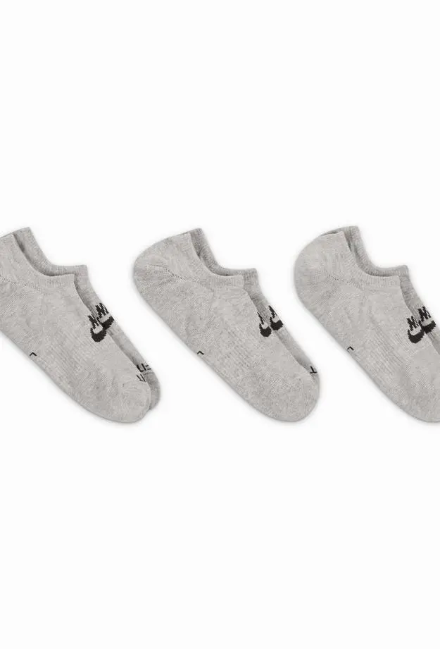 Nike Evryday Plus Cush Footie Unisex Gri Çorap