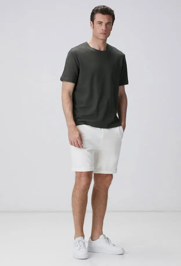 Network Erkek Haki T-shirt