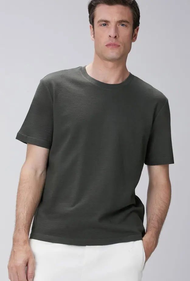 Network Erkek Haki T-shirt