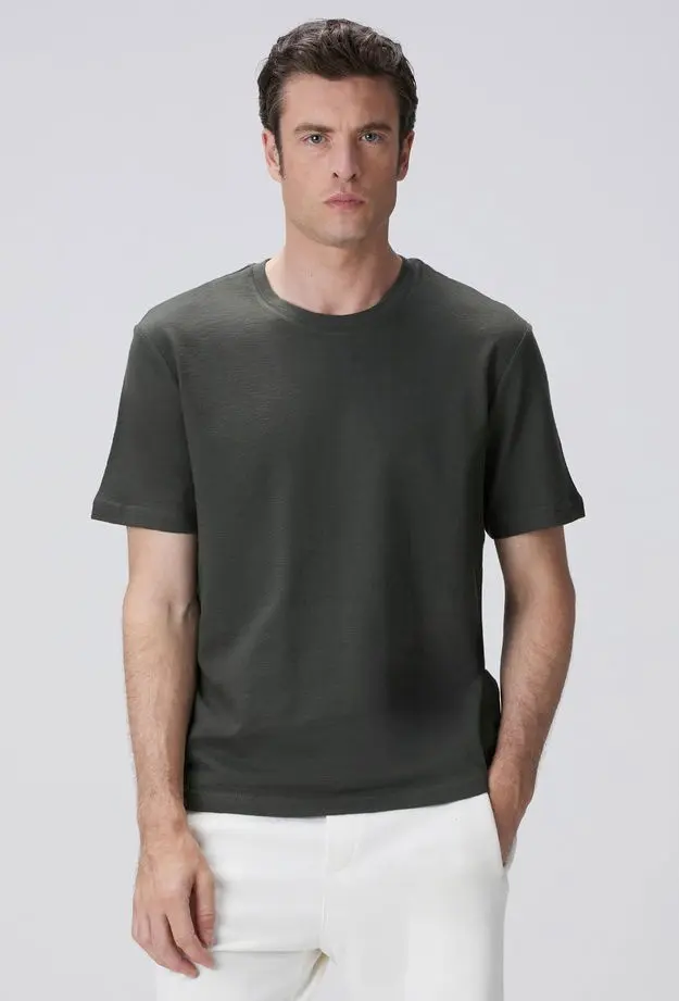 Network Network Erkek Haki T-shirt