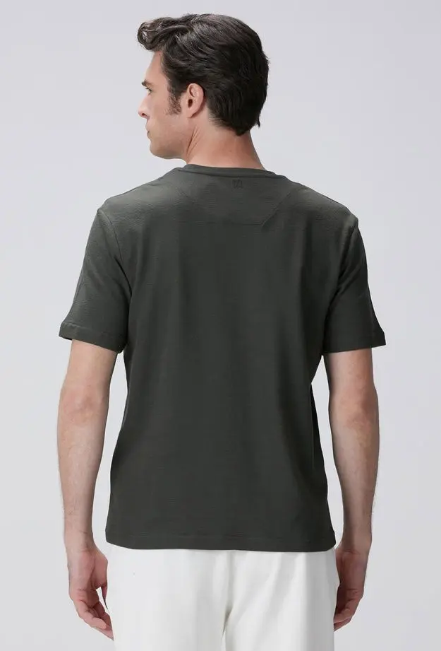 Network Erkek Haki T-shirt