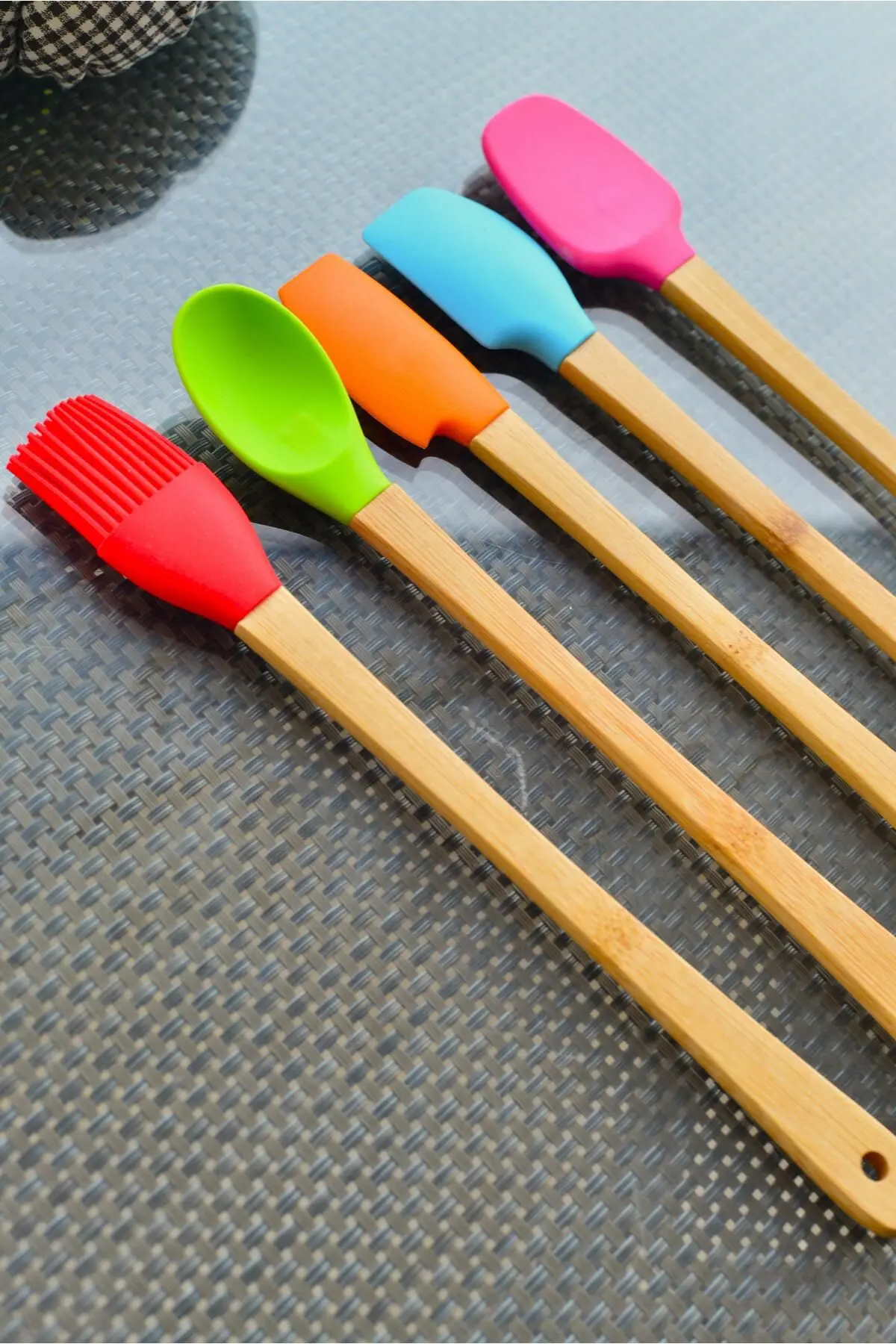 Bella 5 Li Mini Bambu Spatula Seti / Renkli