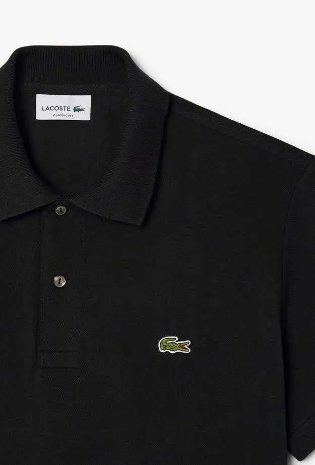 Lacoste L.12.12 Light Erkek Classic Fit Siyah Polo