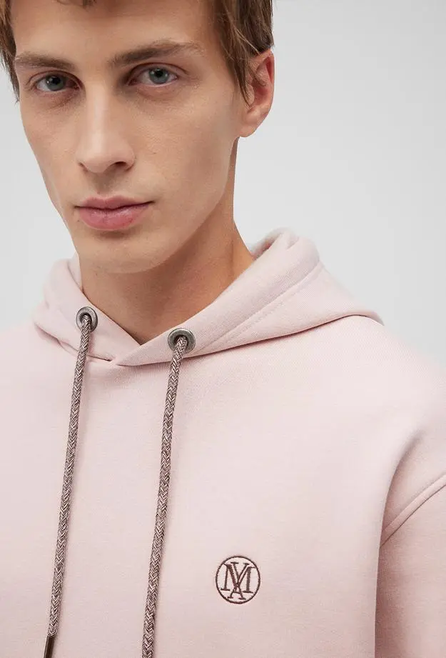 Mavi Mavi Logo Nakışlı Kapüşonlu Pembe Sweatshirt 065809-71150