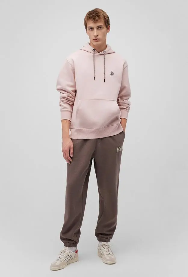 Mavi Mavi Logo Nakışlı Kapüşonlu Pembe Sweatshirt 065809-71150