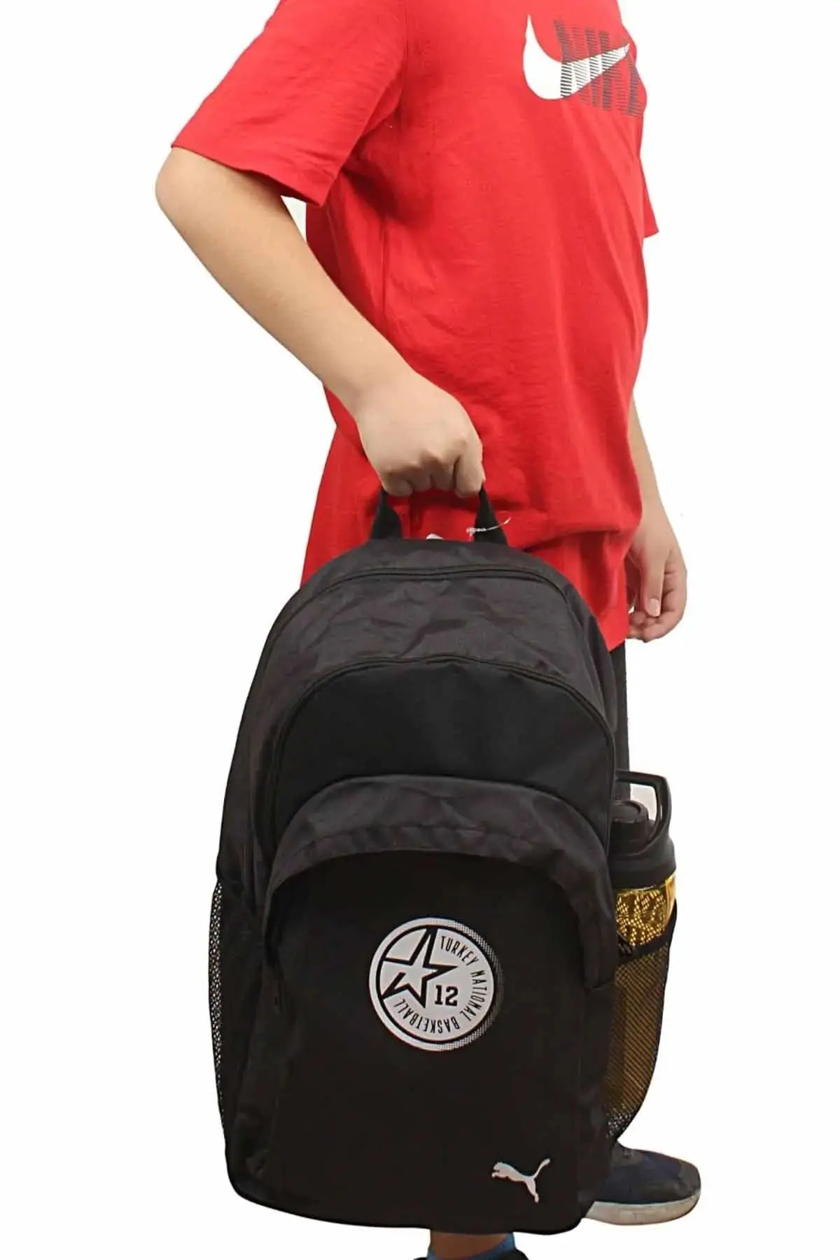 Turkey Nat. Basketball Logolu Siyah Sırt Çantası