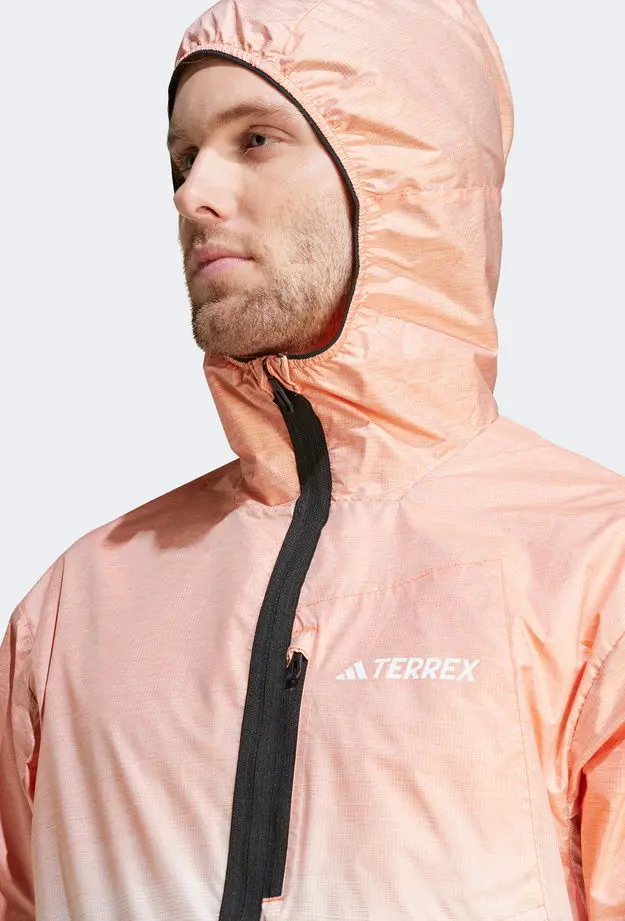 adidas Terrex Xperior Light Windweave Erkek Turuncu Koşu Rüzgarlık