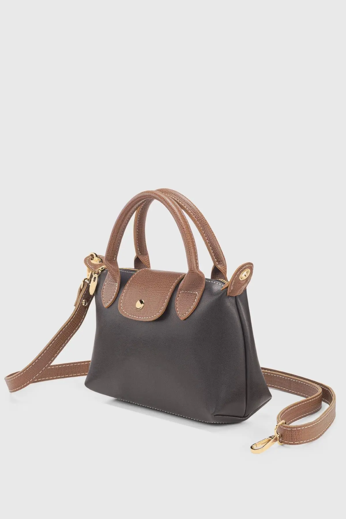 Siyah Çok Yönlü PU Deri Çapraz Asklı Çanta 255