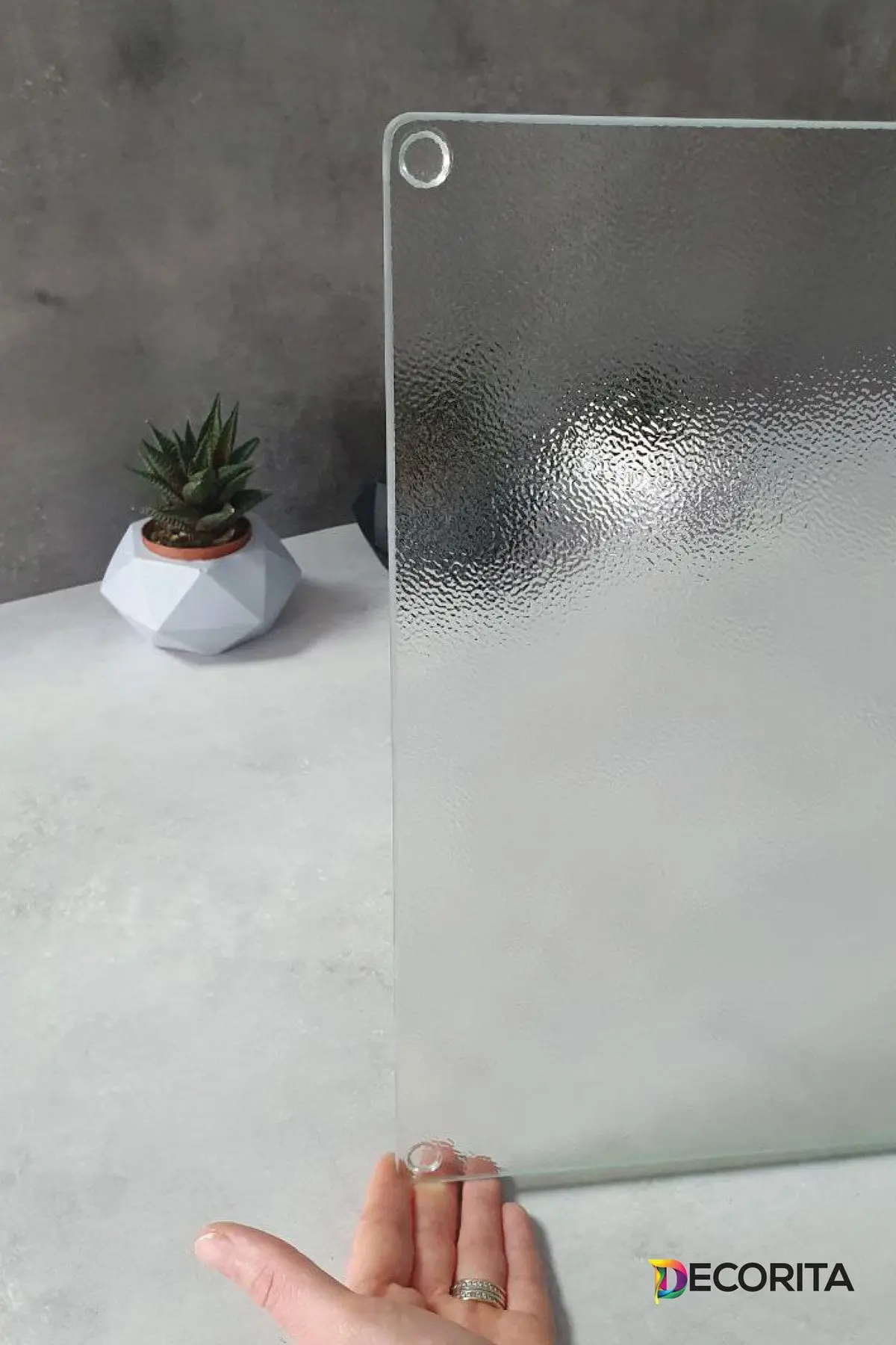 Cam Kesme Tahtası - Cam Kesme Tablası | Buzlu Cam | 30cm X 40cm