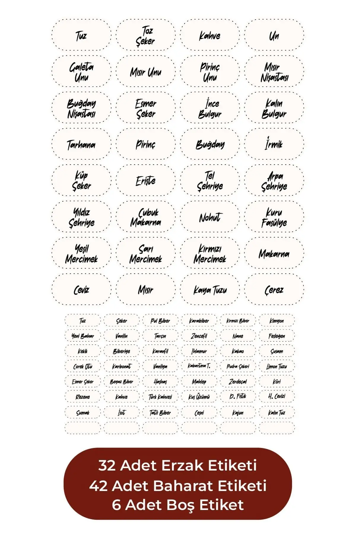 Foly Etiketli Kare Erzak Saklama Kabı 24'lü Set 8x(0,55 LİTRE, 1,2 LİTRE, 1,75 LİTRE) Beyaz