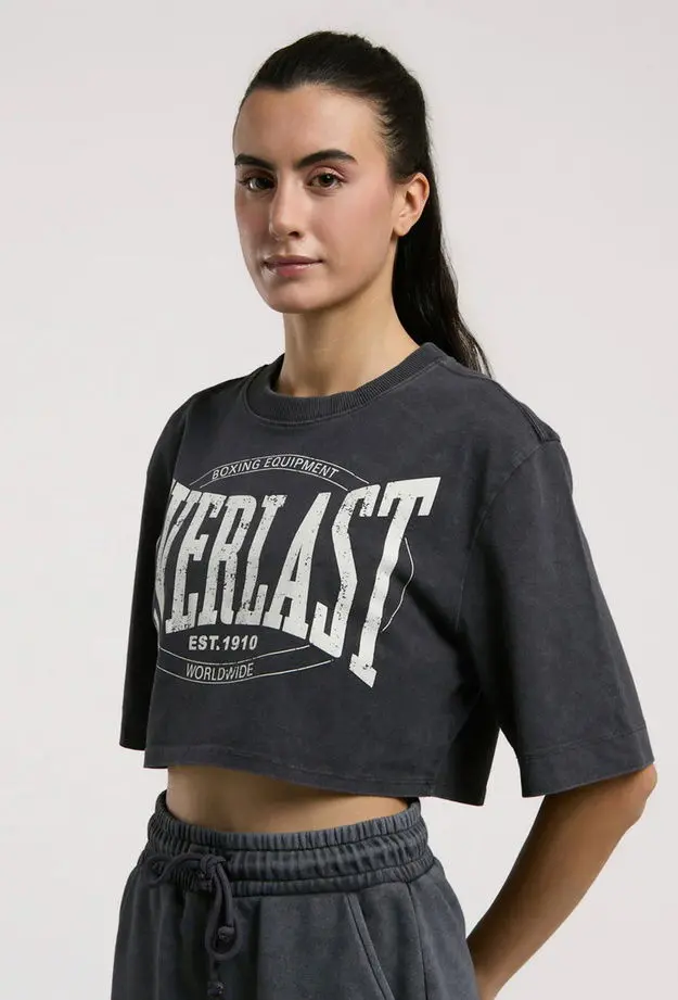 Everlast Everlast Authentic Boxing Kadın Gri T-Shirt