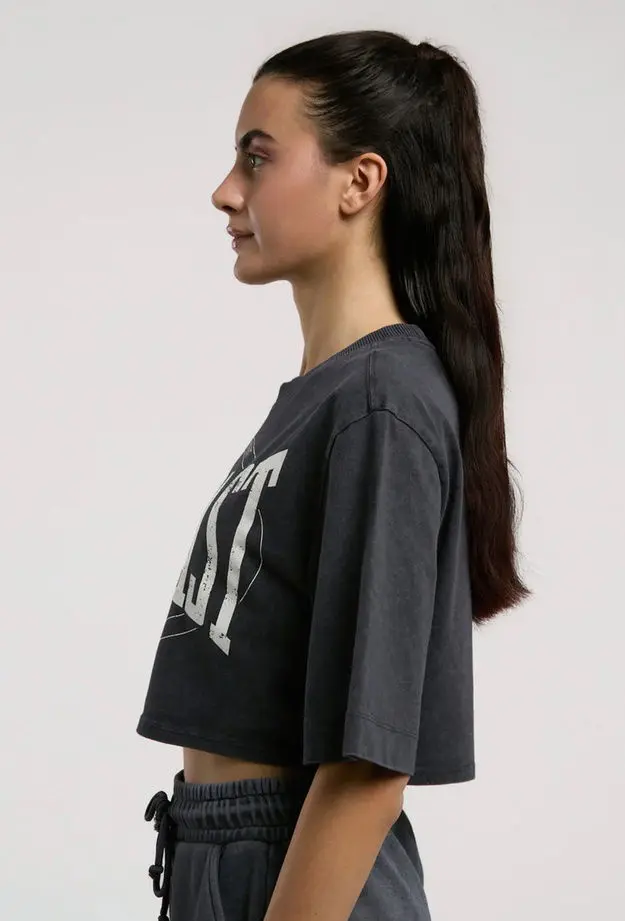 Everlast Everlast Authentic Boxing Kadın Gri T-Shirt