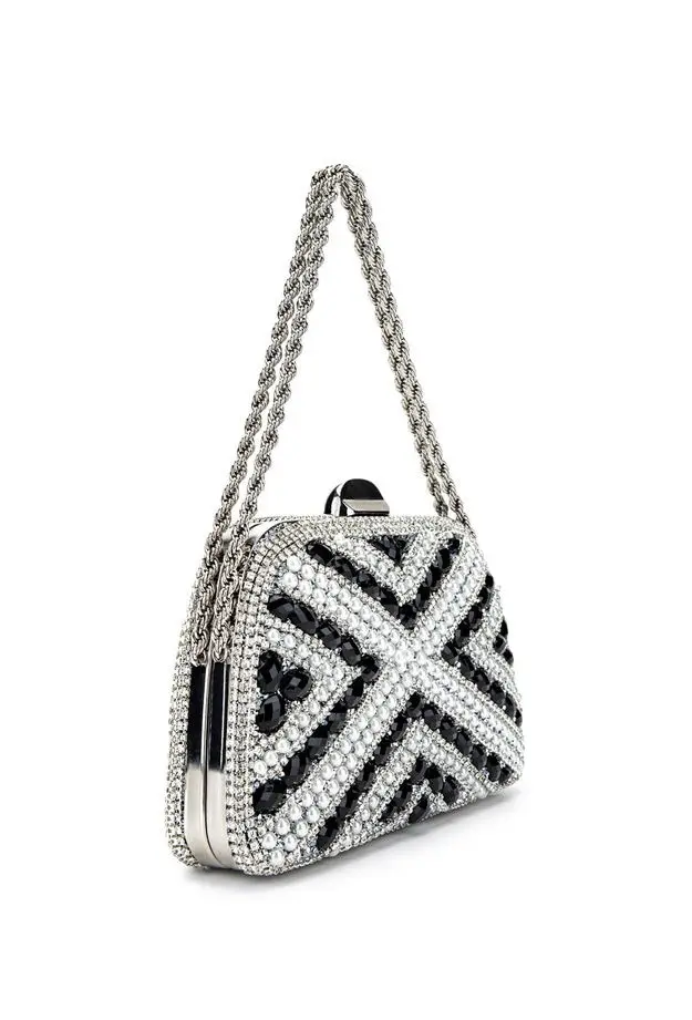 Tamer Tanca Kadın Vegan Siyah Abiye Çanta