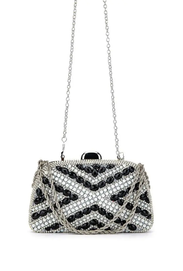 Tamer Tanca Kadın Vegan Siyah Abiye Çanta