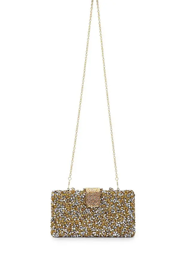 Tamer Tanca Tamer Tanca Kadın Vegan Altın Abiye Çanta