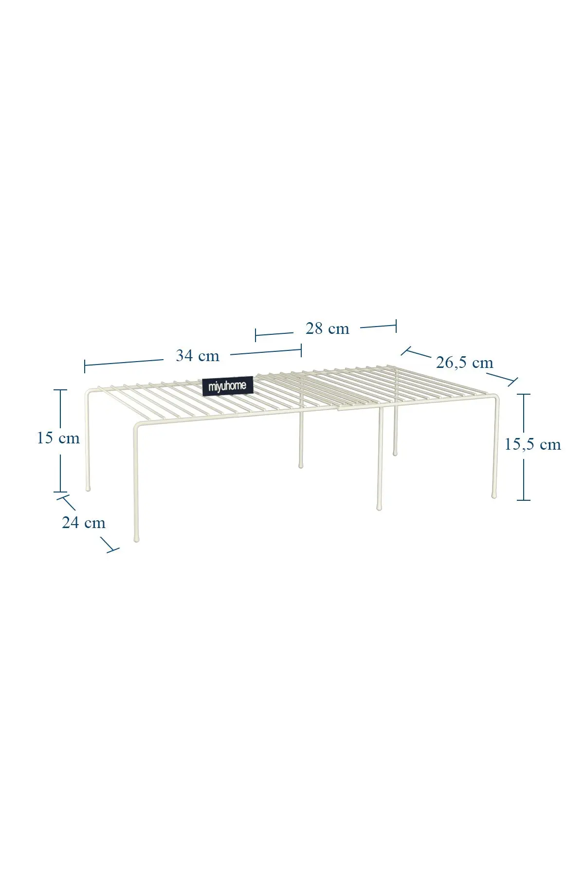 Genişletilebilir Raf Ayarlanabilir Dolap İçi Düzenleyici Mutfak Düzenleyici Banyo Düzenleyici BEJ