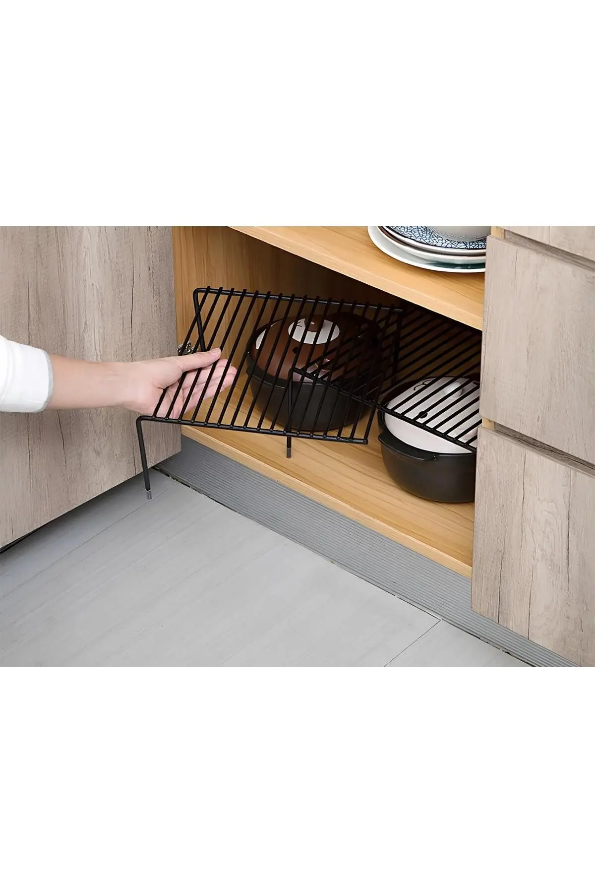 Genişletilebilir Raf Ayarlanabilir Dolap İçi Düzenleyici Mutfak Düzenleyici Banyo Düzenleyici