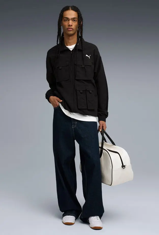 Puma Puma T7 Cargo Track Erkek Siyah Ceket