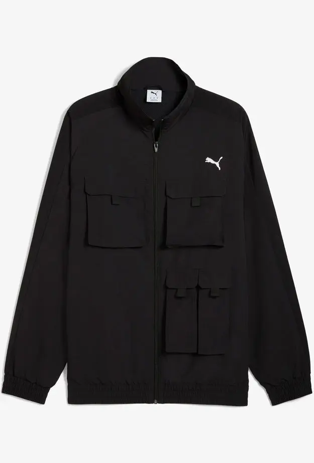 Puma T7 Cargo Track Erkek Siyah Ceket