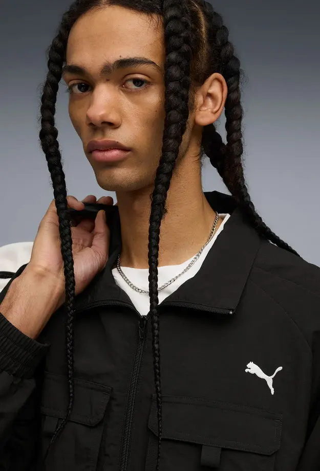 Puma T7 Cargo Track Erkek Siyah Ceket