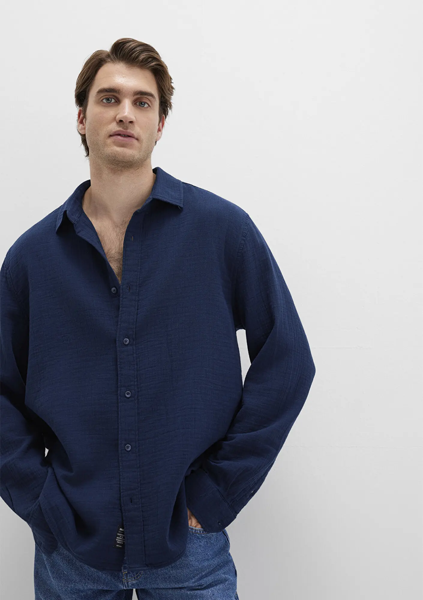 Mavi Lacivert Gömlek Regular Fit / Normal Kesim 0211518-80872