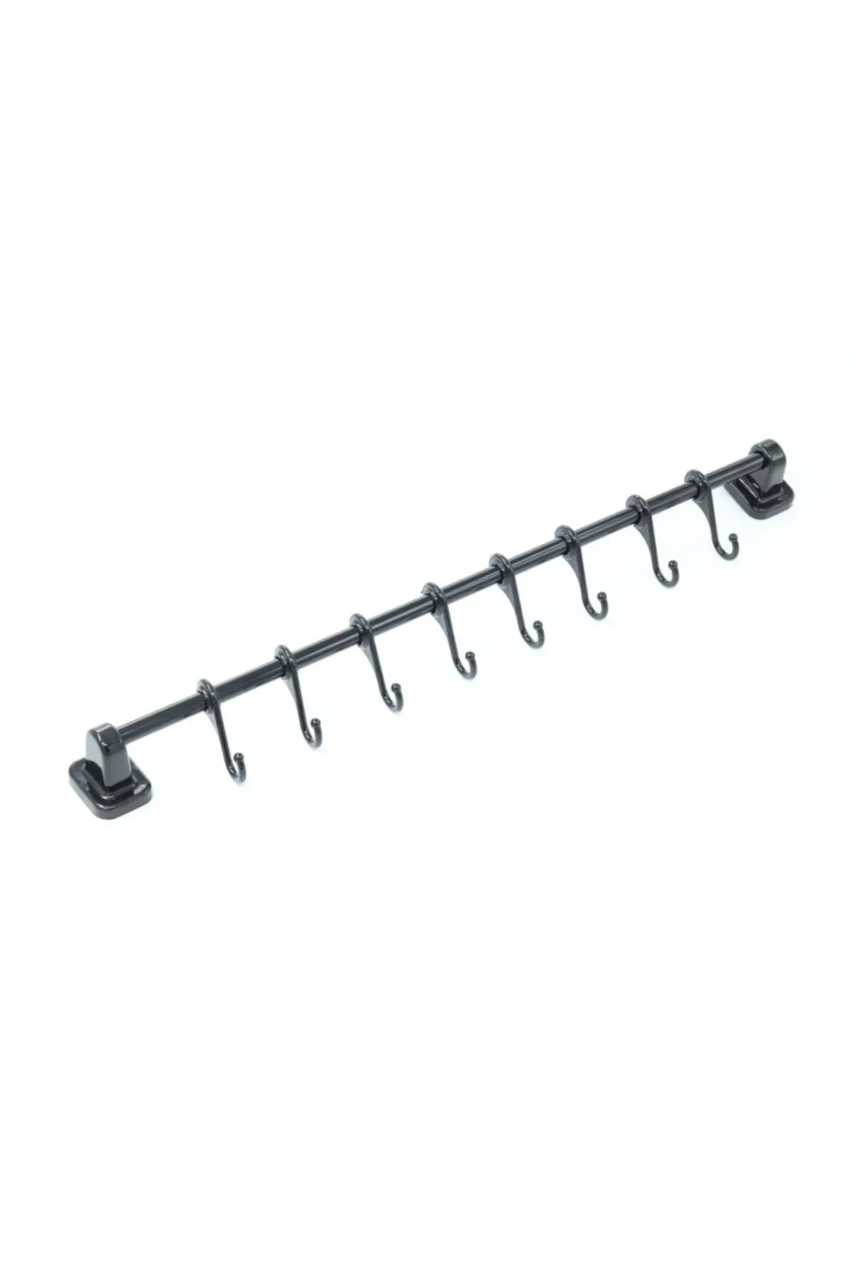 Vidasız Montaj Duvar Rayı 8li Askı(45cm) Ve Sepet 30 Cm