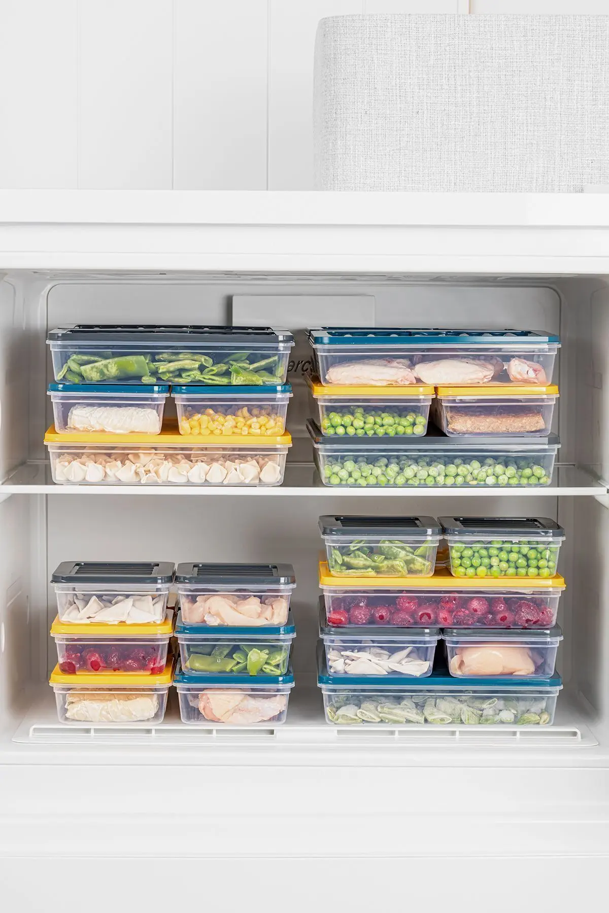4'lü Buzdolabı Organizer Mikrodalga Ve Difrize Uygun Saklama Kabı Antrasit 4 X 2400 ml