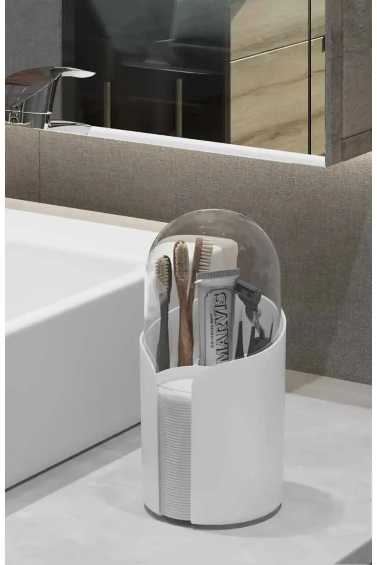 Olivia Brush Makyaj Fırçası ve Pamuk Düzenleyici Organizer