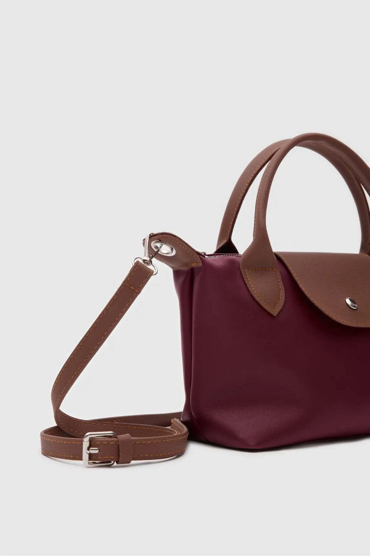 Tiger Small Bordo Omuz Çantası