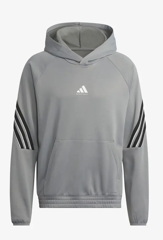 adidas Select Foundation Fleece Erkek Gri Basketbol Sweatshirt