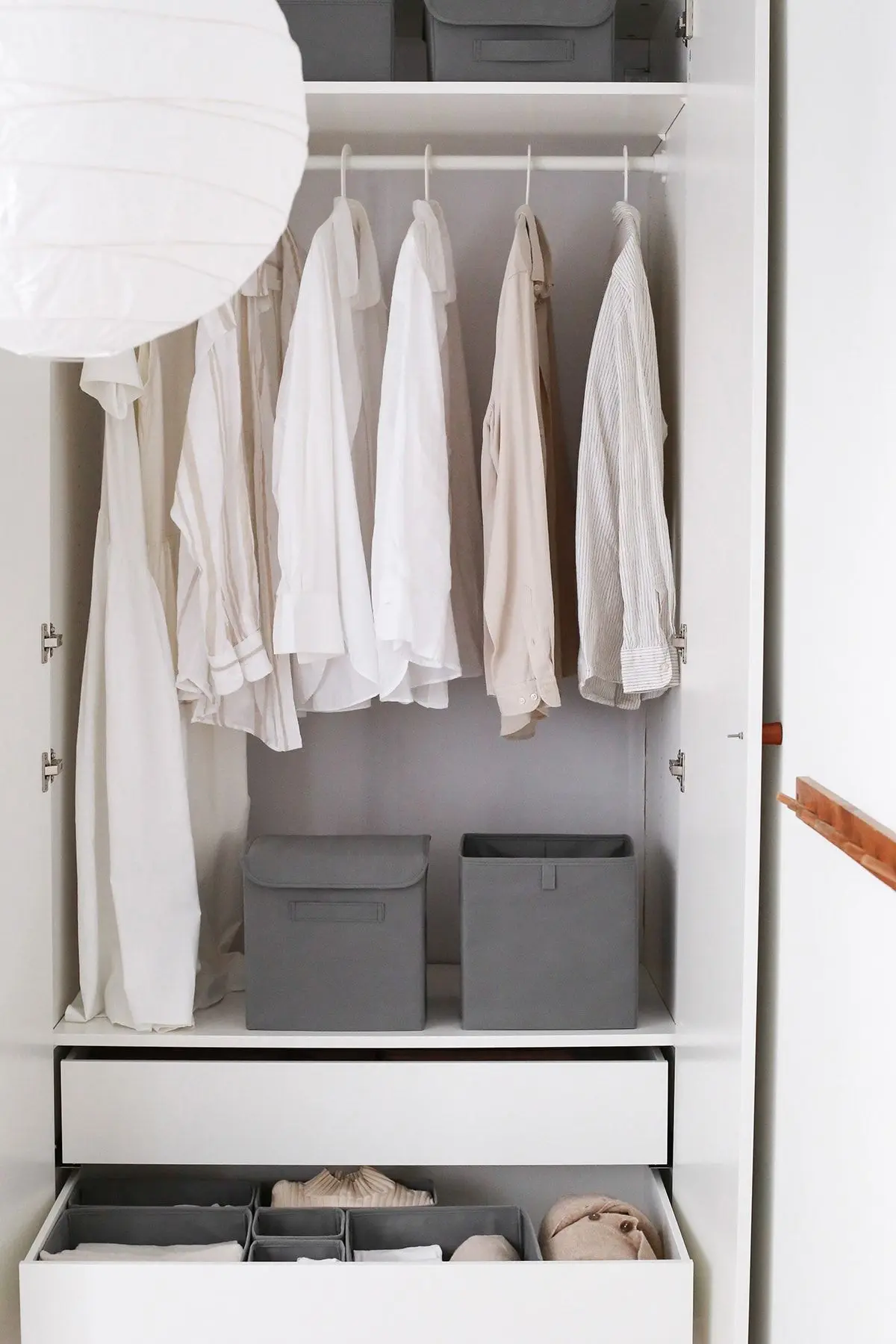 6'lı Gri Çekmece Içi Dolap Çamaşır Düzenleyici Çocuk Odası Katlanır Saklama Kutusu Organizer Set