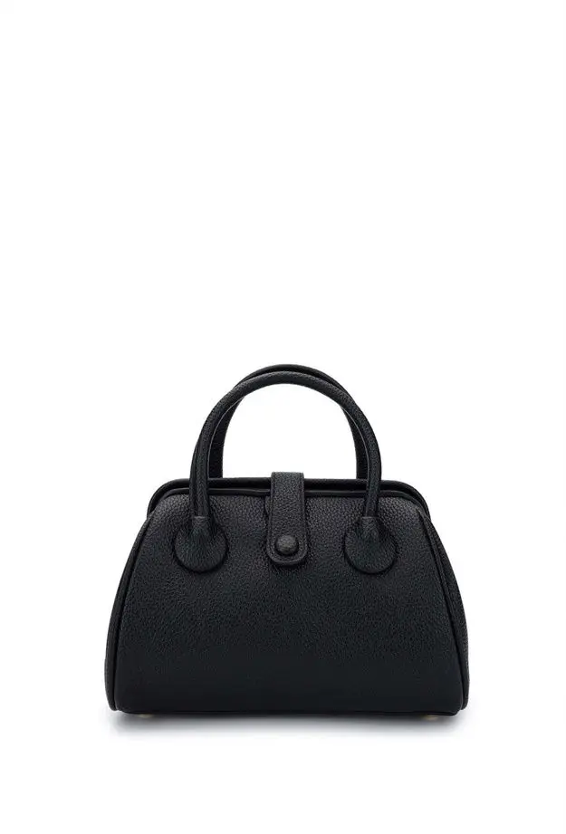 Tamer Tanca Tamer Tanca Kadın Vegan Siyah Omuz Çanta