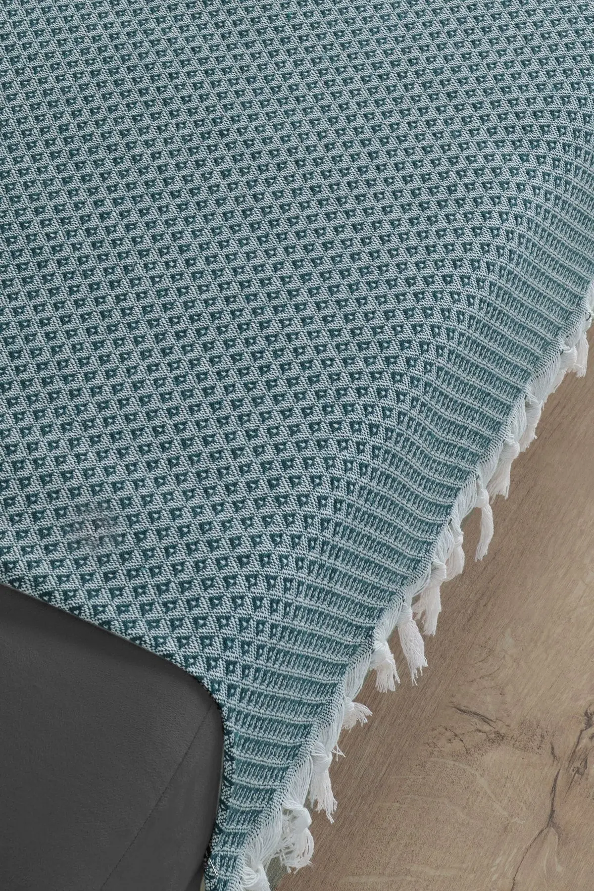 Yıldız Oturma Yerini Kapatan Koltuk Örtüsü Yeşil 115x200