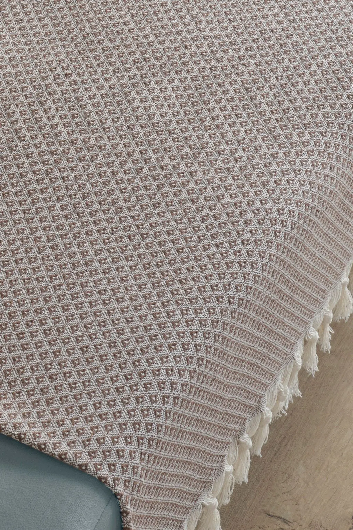 Yıldız Oturma Yerini Kapatan Koltuk Örtüsü Koyukahve 115x200