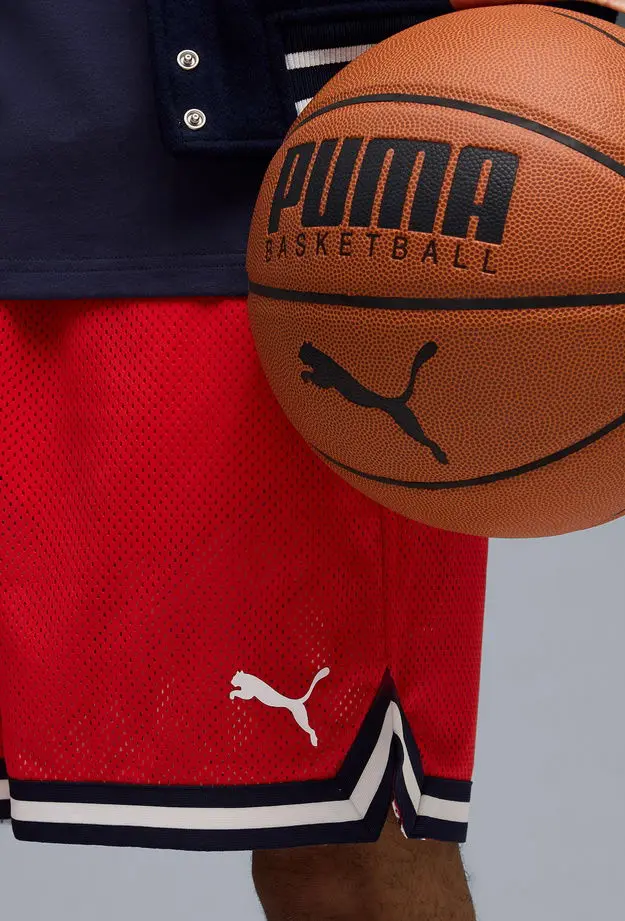 Puma Hooperhotline Aop 7 Erkek Kırmızı Basketbol Şortu