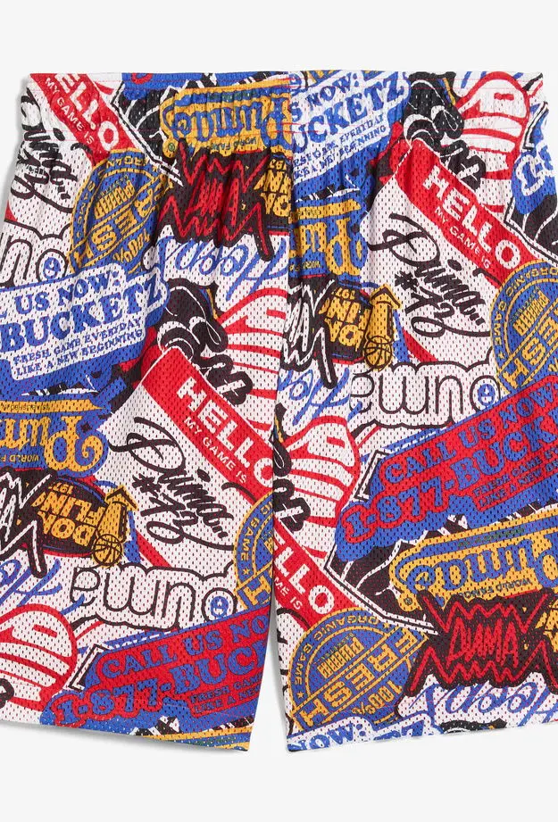 Puma Hooperhotline Aop 7 Erkek Kırmızı Basketbol Şortu