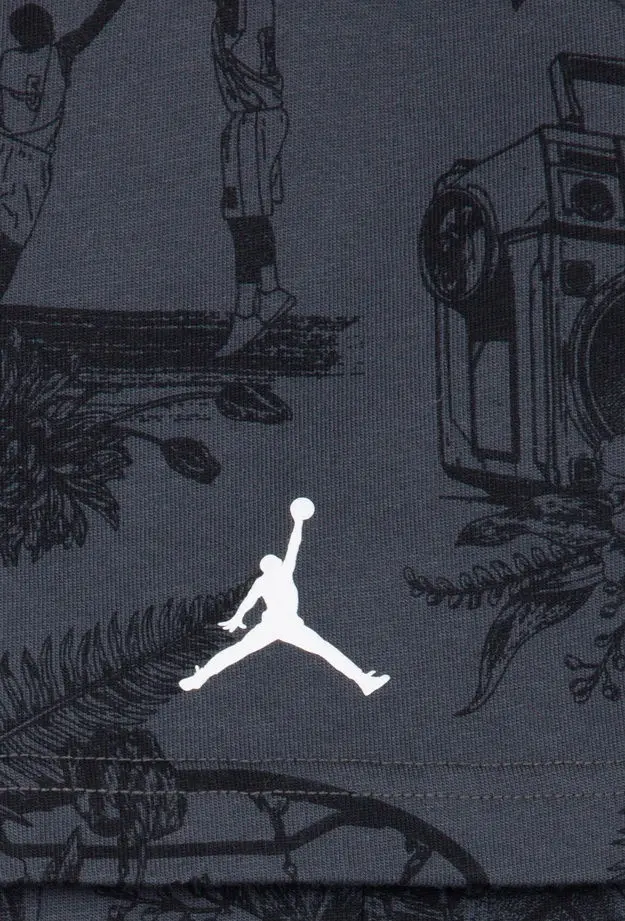Jordan Jdb Jordan Sports Sketch Çocuk Füme Kısa Kol T-Shirt