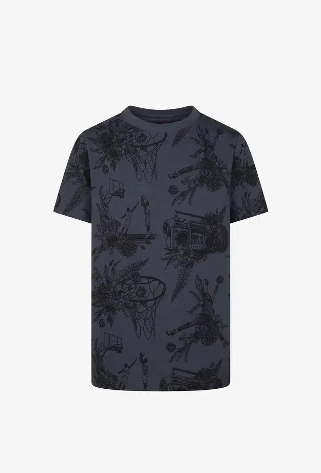 Jordan Jdb Jordan Sports Sketch Çocuk Füme Kısa Kol T-Shirt
