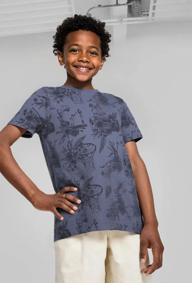 Jordan Jdb Jordan Sports Sketch Çocuk Füme Kısa Kol T-Shirt