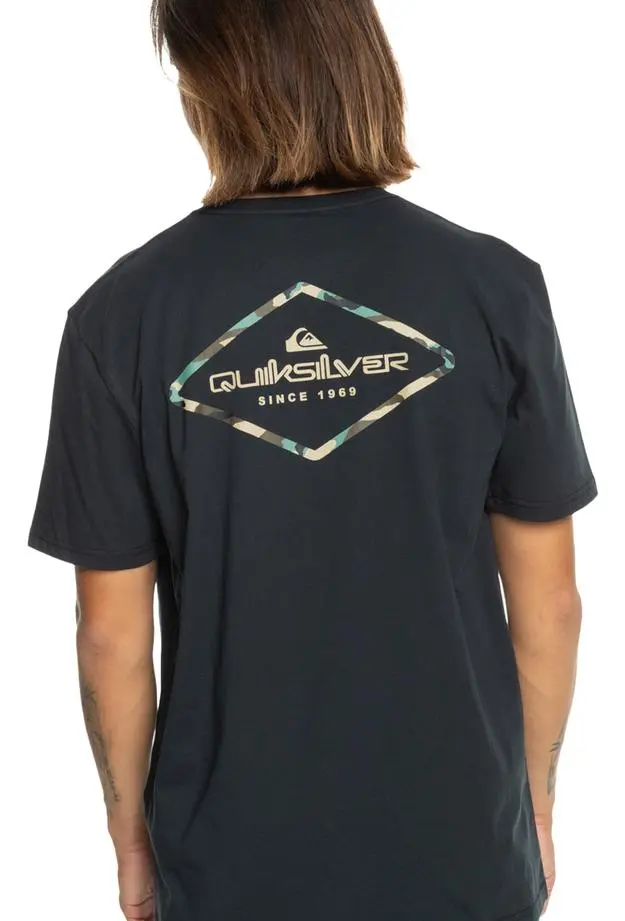 Quiksilver Omni Lock Erkek Siyah Tişört