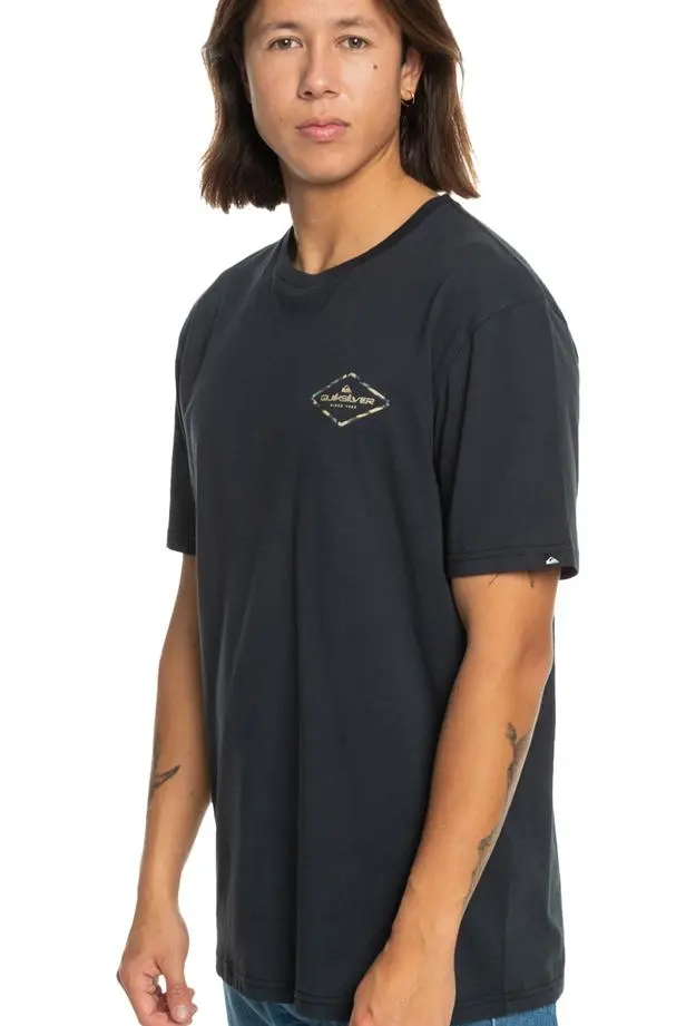 Quiksilver Omni Lock Erkek Siyah Tişört