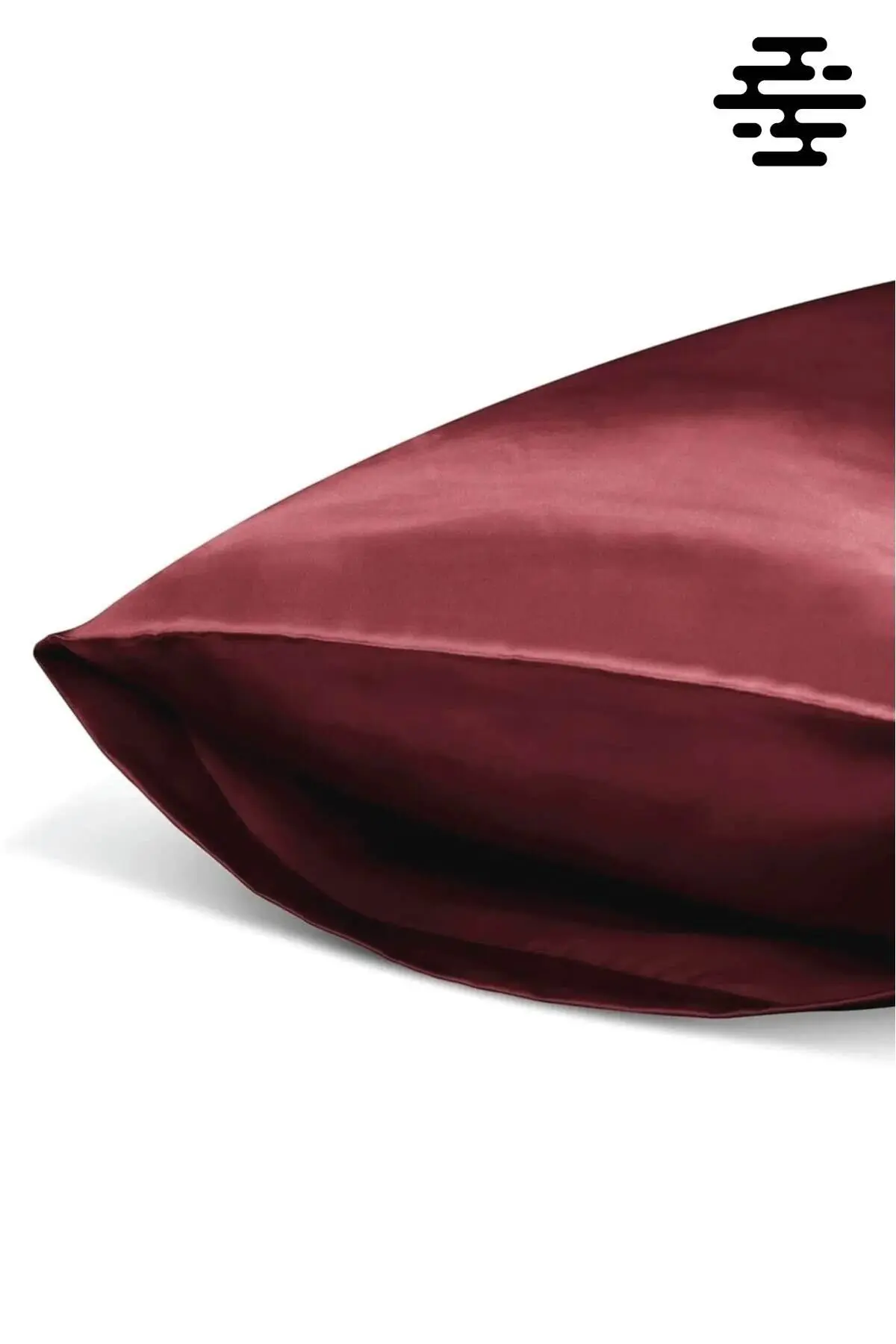 İpek Saten Yastık Kılıfı 2 Adet 50x70cm 2 Adet Saten Tokalı